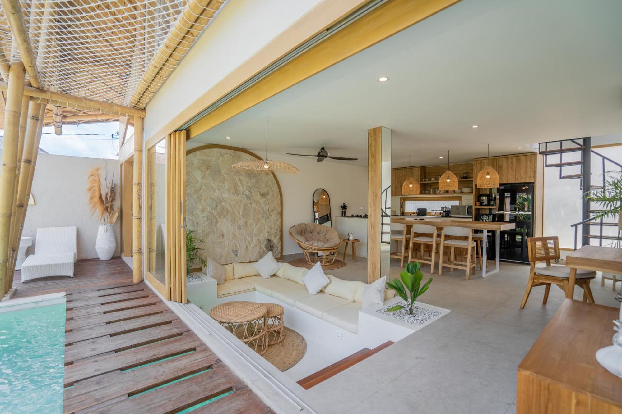 Villa Sunset Bamboo - 3Br Villa In Kerobokan Dış mekan fotoğraf