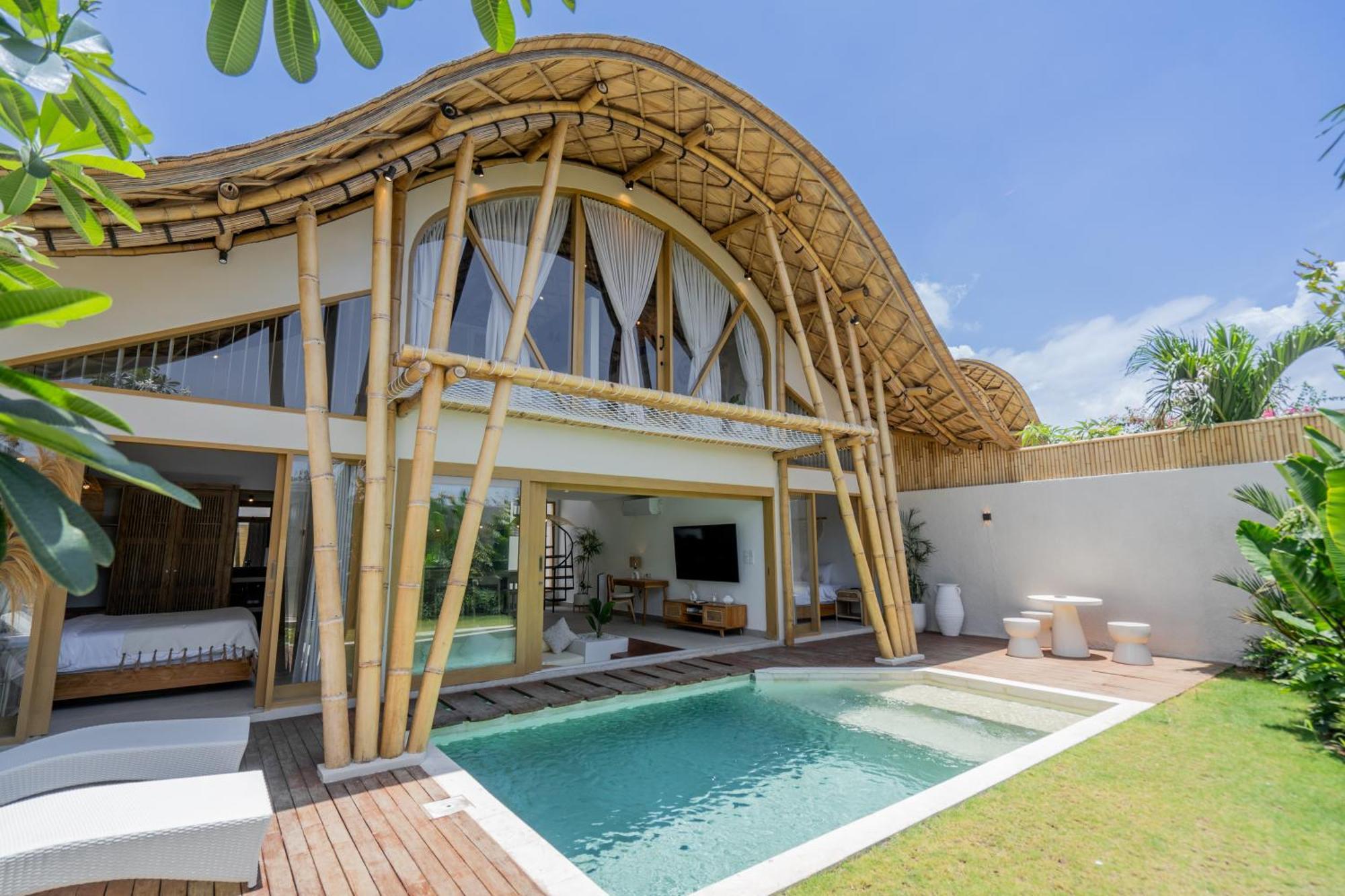 Villa Sunset Bamboo - 3Br Villa In Kerobokan Dış mekan fotoğraf