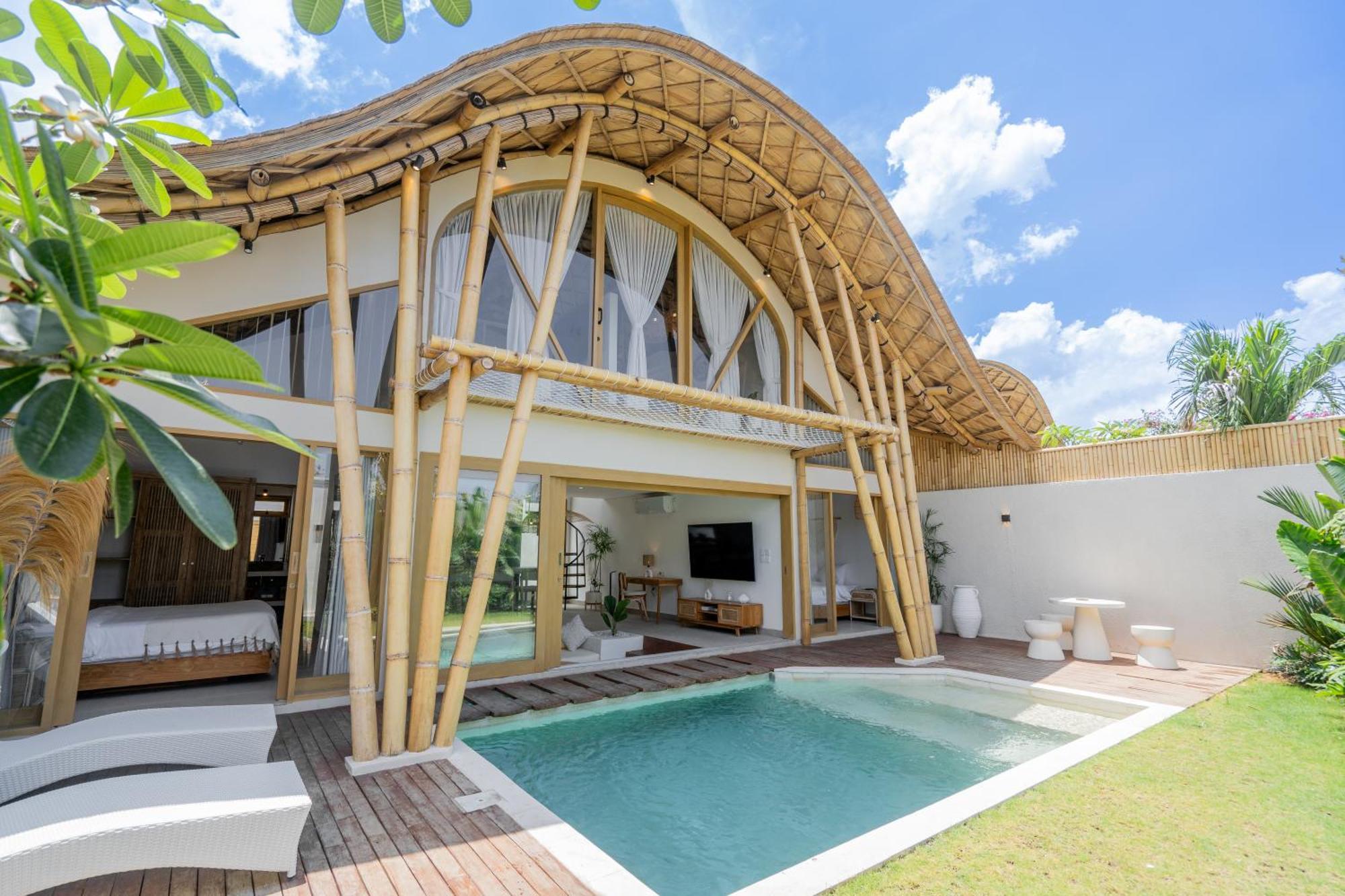 Villa Sunset Bamboo - 3Br Villa In Kerobokan Dış mekan fotoğraf