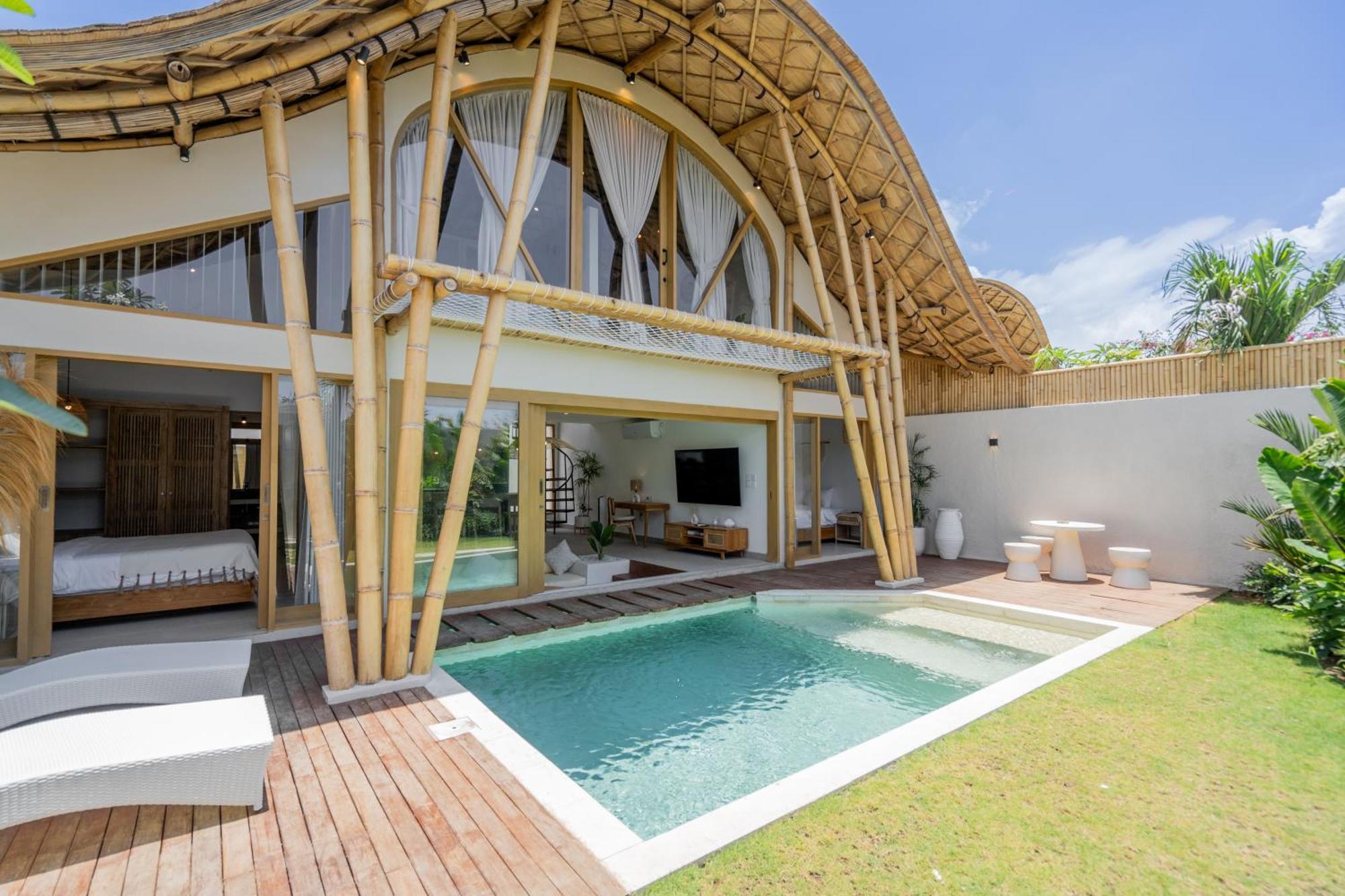 Villa Sunset Bamboo - 3Br Villa In Kerobokan Dış mekan fotoğraf